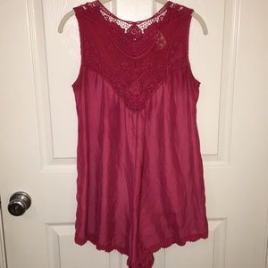 Free People Pink Romper